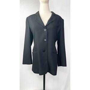 Giorgio Armani Le Collezioni | Sz 8 | Italy | Black Wool Blazer
